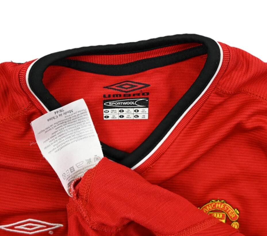2000-02 MANCHESTER UNITED SHIRT L .BOYS