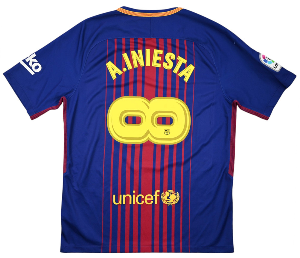 2017-18 FC BARCELONA *A.INIESTA* KOSZULKA S