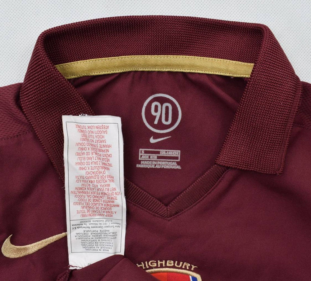 2005-06 ARSENAL LONDON SHIRT S. BOYS