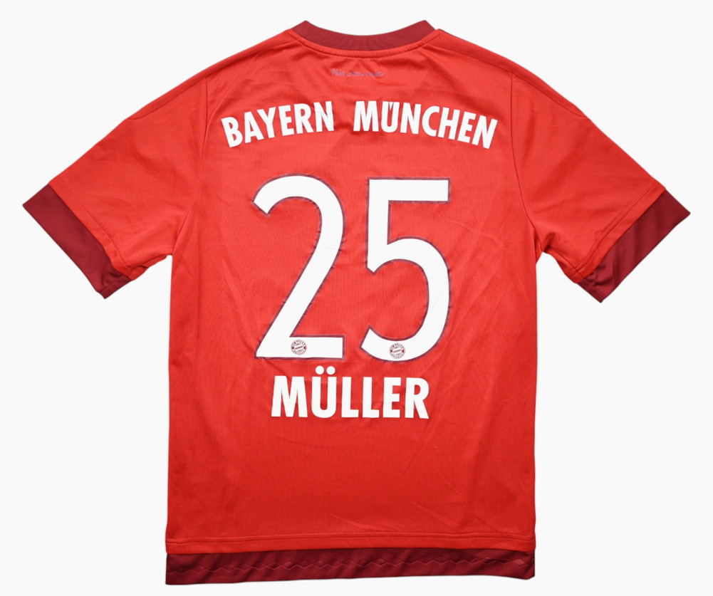 2015-16 BAYERN MUNCHEN *MULLER* SHIRT XL. BOYS