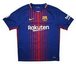 2017-18 FC BARCELONA *MESSI* SHIRT L