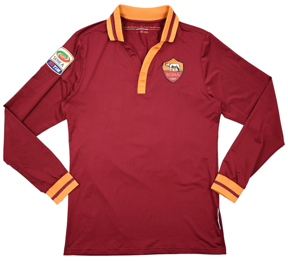 2013-14 AS ROMA *TOTTI* LONGSLEEVE KOSZULKA S