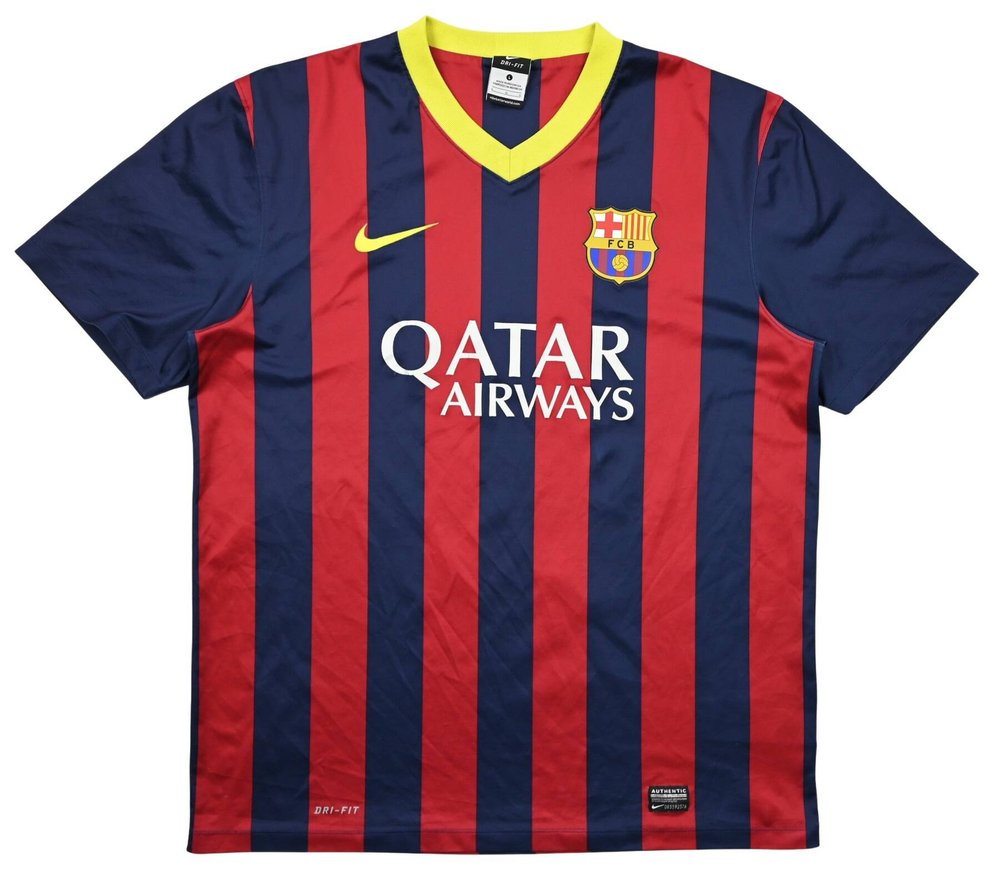 2013-14 FC BARCELONA BASIC SHIRT L