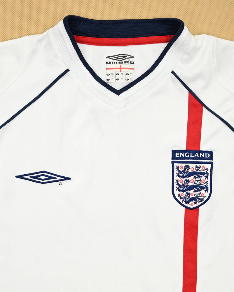 2001-03 ENGLAND SHIRT XXL