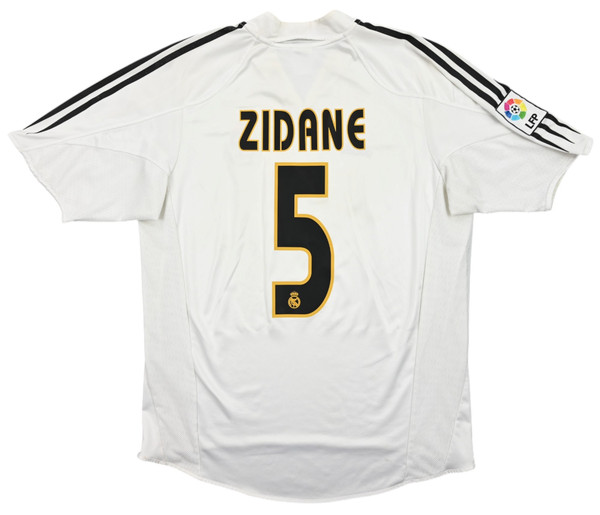2004-05 REAL MADRID *ZIDANE* SHIRT L