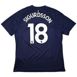 2017-18 EVERTON *SIGURDSSON* SHIRT XL