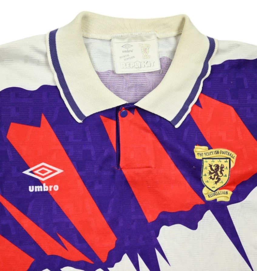 1991-93 SCOTLAND SHIRT XL