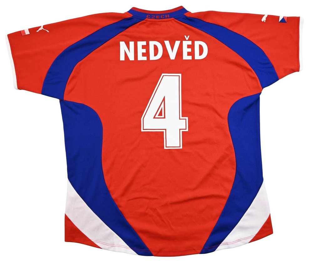 2000-02 CZECH REPUBLIC *NEDVED* SHIRT XL