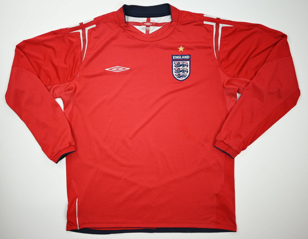 2004-06 ENGLAND LONGSLEEVE L