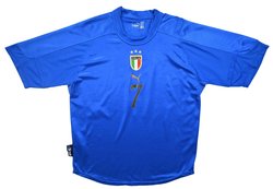 2004-06 ITALY *DEL PIERO* SHIRT L