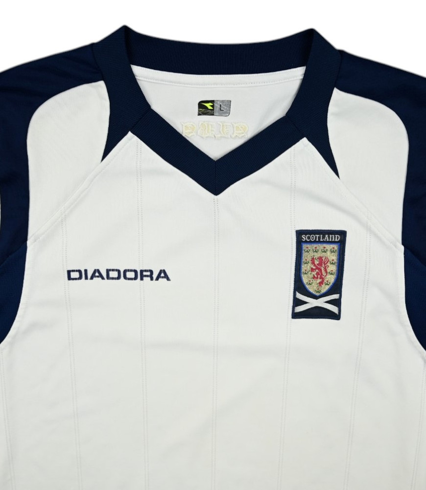 2009-10 SCOTLAND SHIRT L