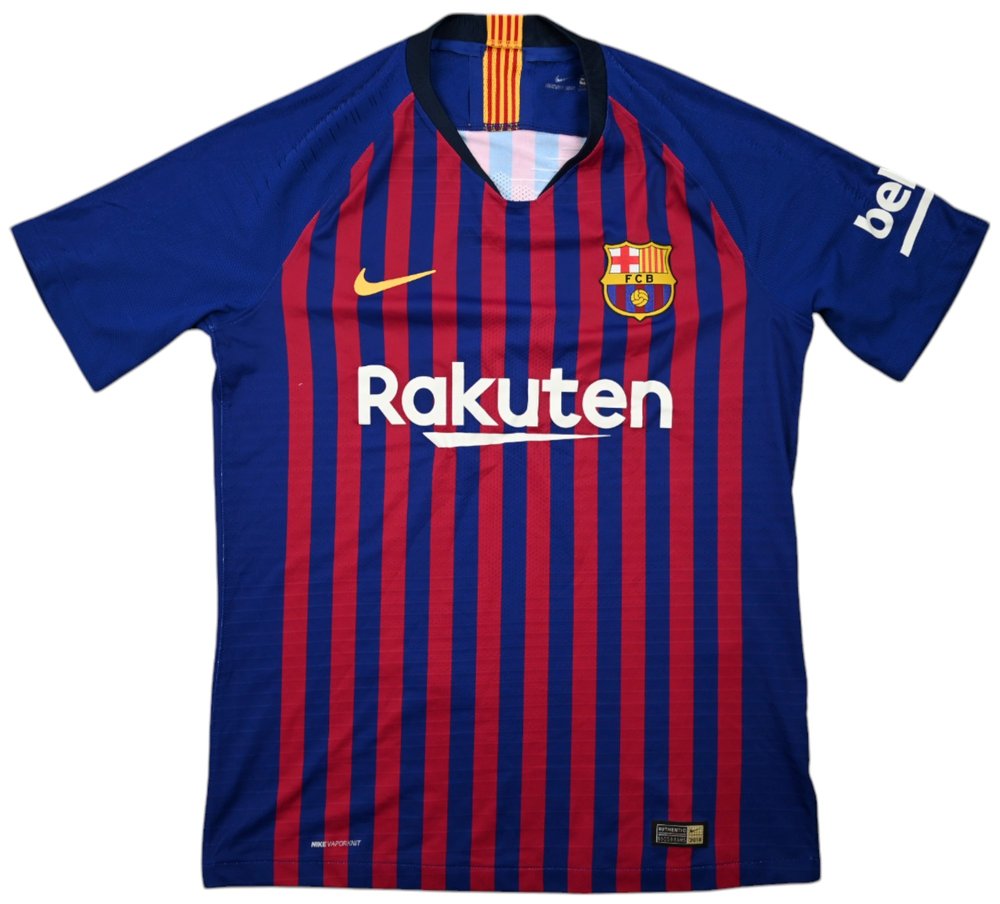 2018-19 FC BARCELONA VAPORKNIT PLAYER ISSUE SHIRT M