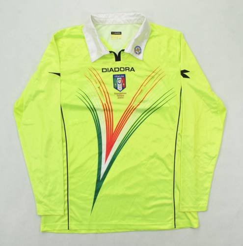 2011-12 ITALY REFEREE LONGSLEEVE SHIRT L