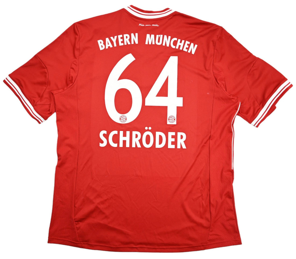 2013-14 BAYERN MUNCHEN *SCHRODER* SHIRT XL