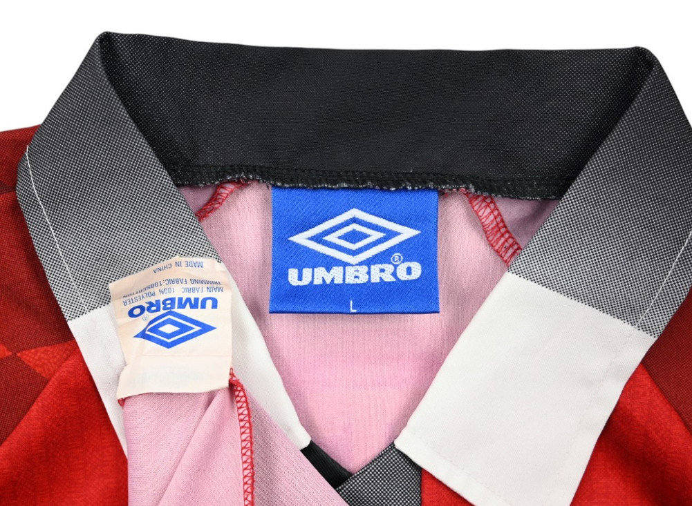 1996-98 MANCHESTER UNITED *CANTONA* SHIRT L