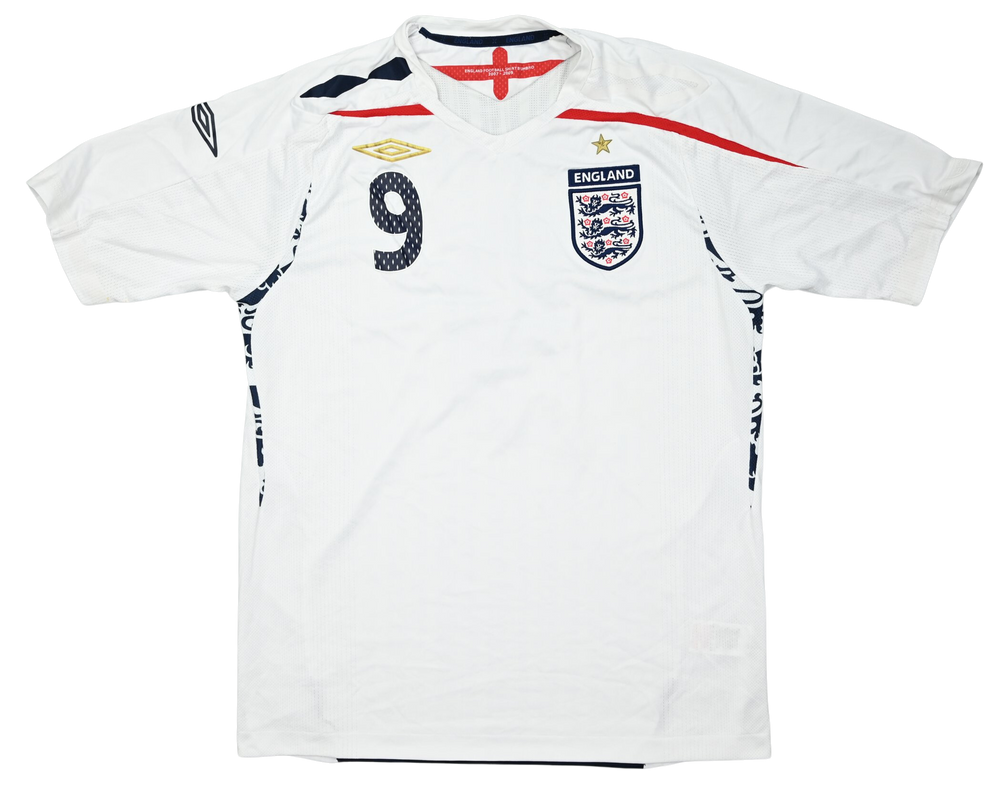 2007-09 ENGLAND *ROONEY* SHIRT M