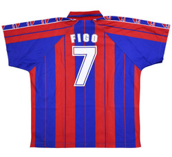 1997-98 FC BARCELONA  *FIGO* SHIRT L