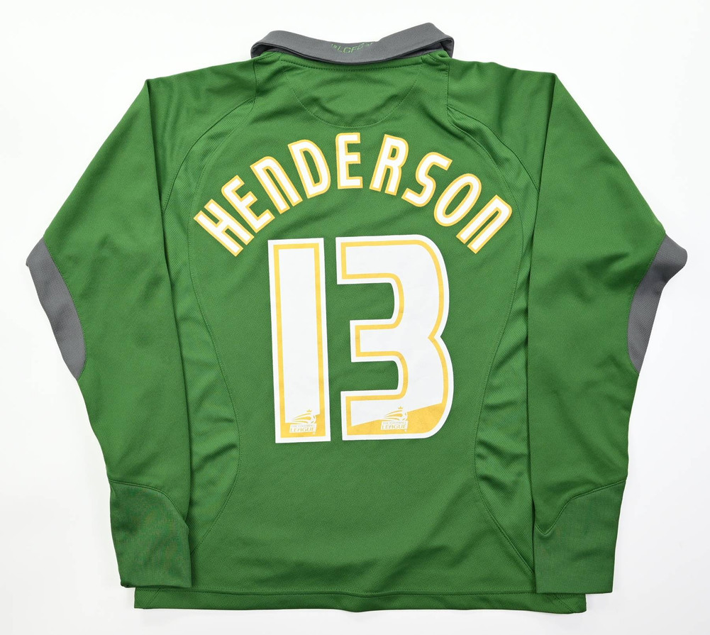 2006-07 LEICESTER CITY GK *HENDERSON* LONGSLEEVE XL. BOYS