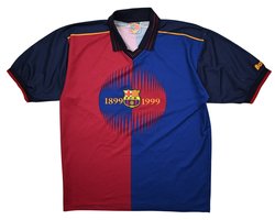 1999-00 FC BARCELONA *RIVALDO* SHIRT L