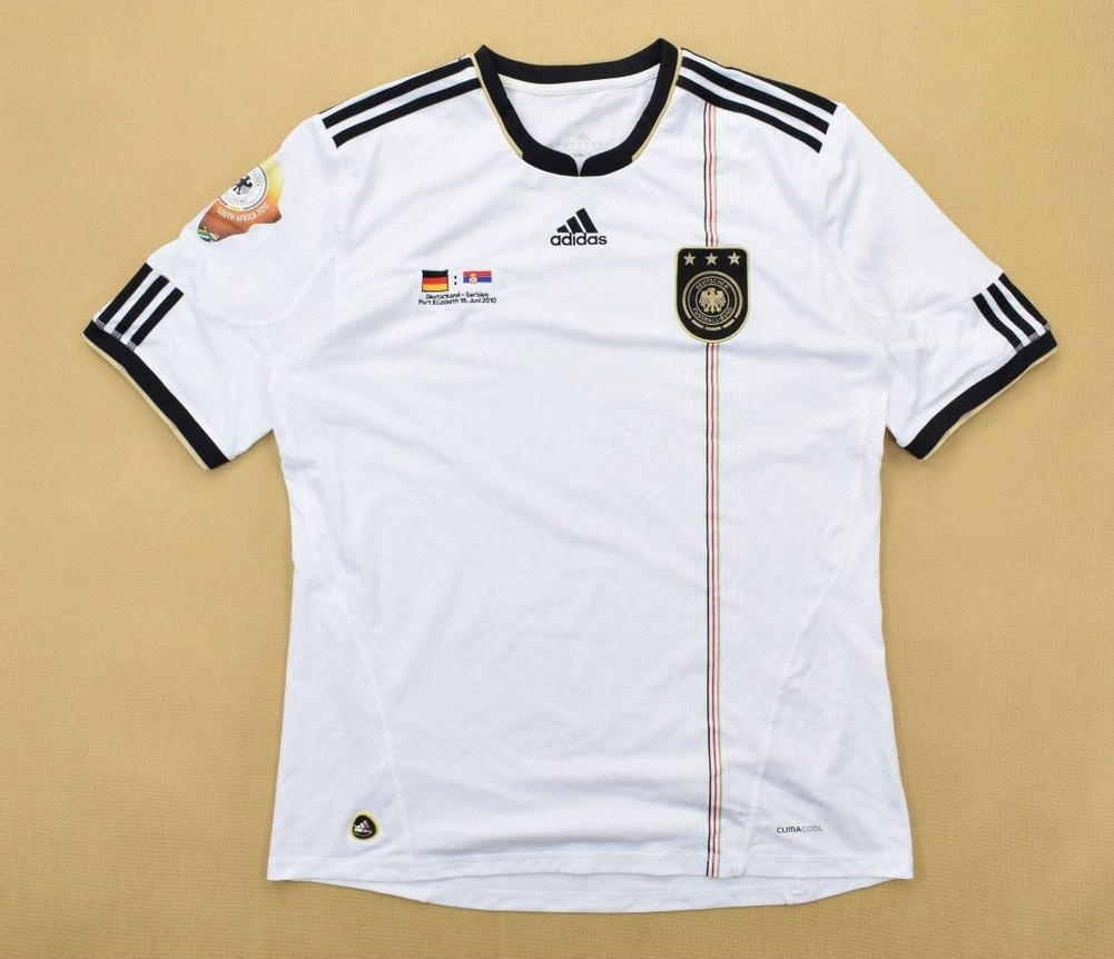 2010-11 GERMANY MATCH ISSUE VS SERBIA SHIRT XL