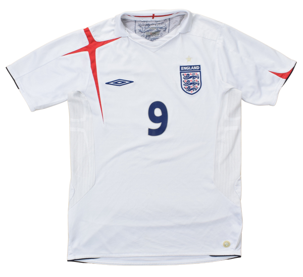 2005-07 ENGLAND *ROONEY* SHIRT S