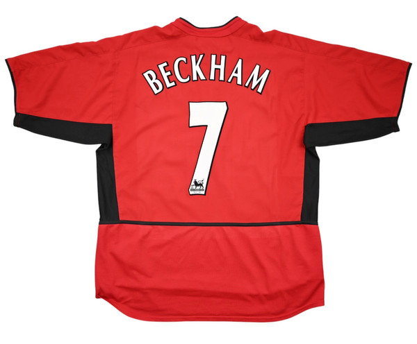 2002-04 MANCHESTER UNITED *BECKHAM* SHIRT XL