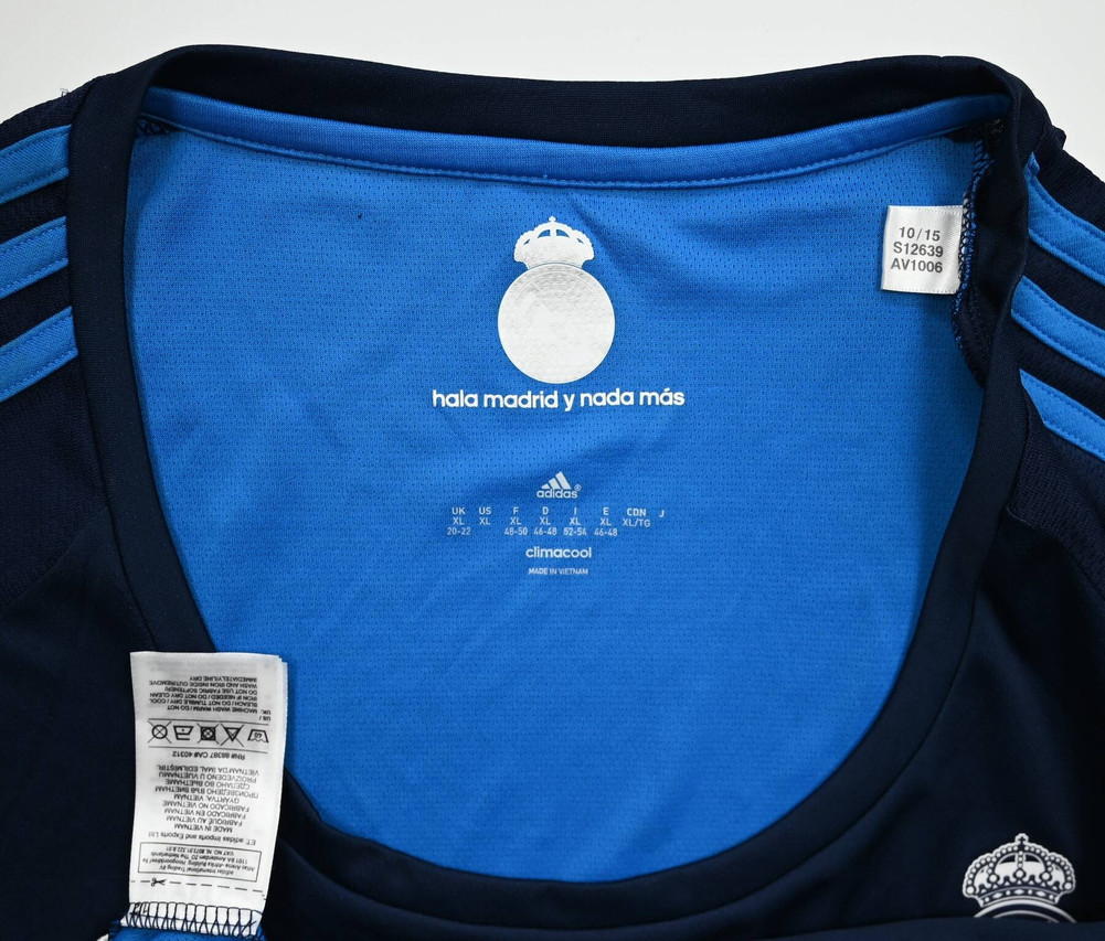 2015-16 REAL MADRID SHIRT WOMENS XL