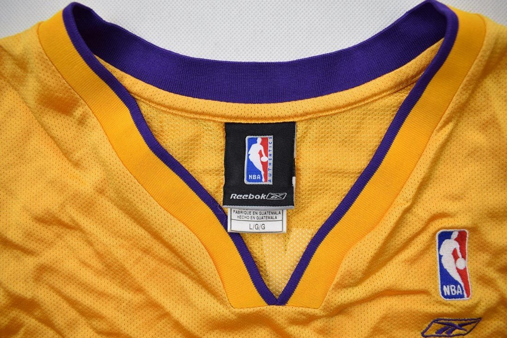 LOS ANGELES LAKERS *Kobe Bryant* NBA REEBOK SHIRT L