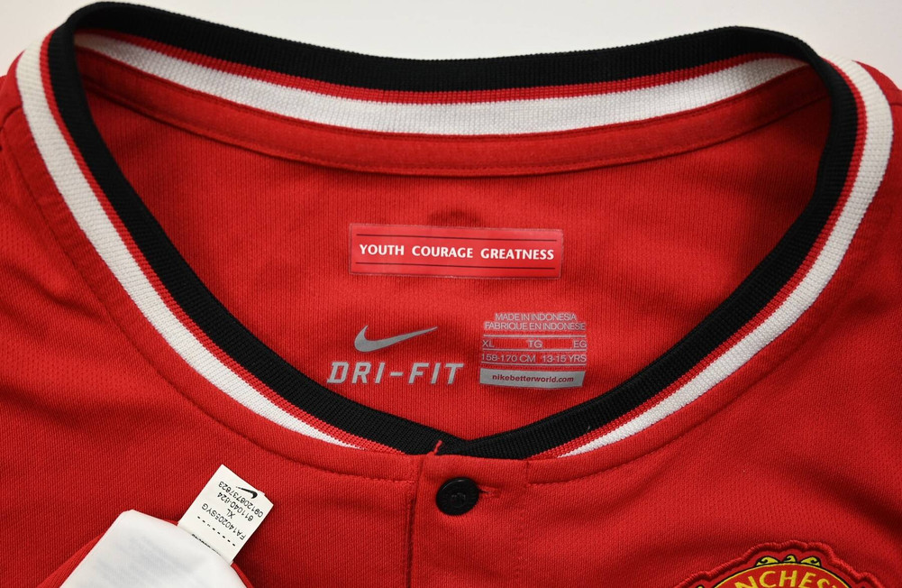 2014-15 MANCHESTER UNITED SHIRT XL. BOYS