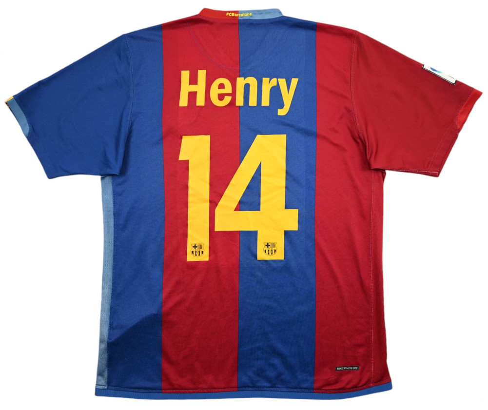 2006-07 FC BARCELONA *HENRY* SHIRT L