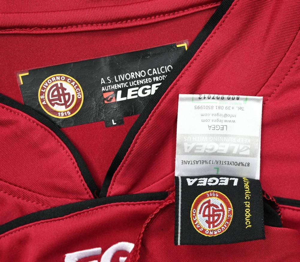 2009-10 AS LIVORNO CALCIO *MARCHINI* KOSZULKA L