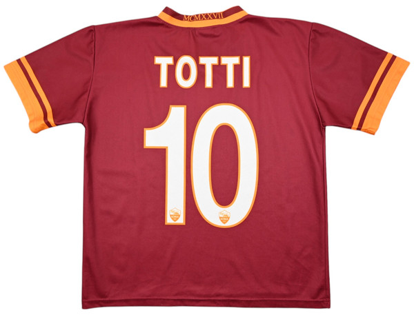 2013-14 ROMA *TOTTI* SHIRT XL. BOYS