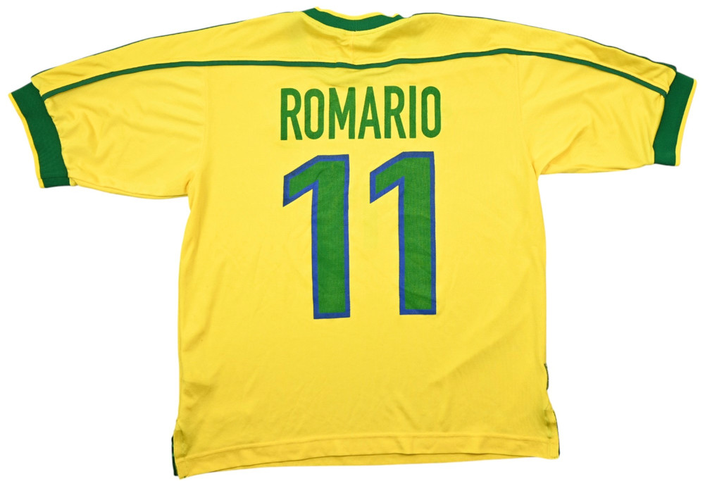 1998-00 BRAZIL *ROMARIO* SHIRT M