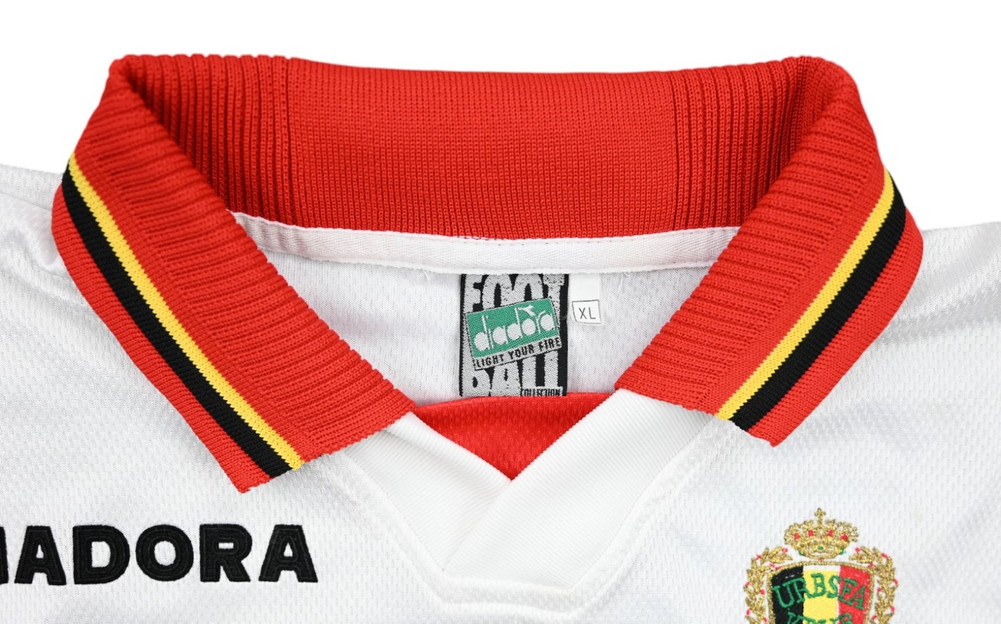 1996-98 BELGIUM #16 LONGSLEEVE XL Match Issue