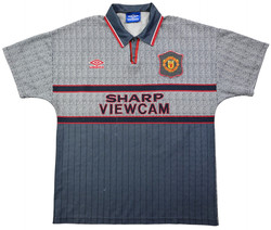 1995-96 MANCHESTER UNITED *CANTONA* SHIRT L