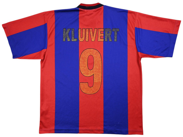 1998-00 BARCELONA *KLUIVERT* SHIRT L