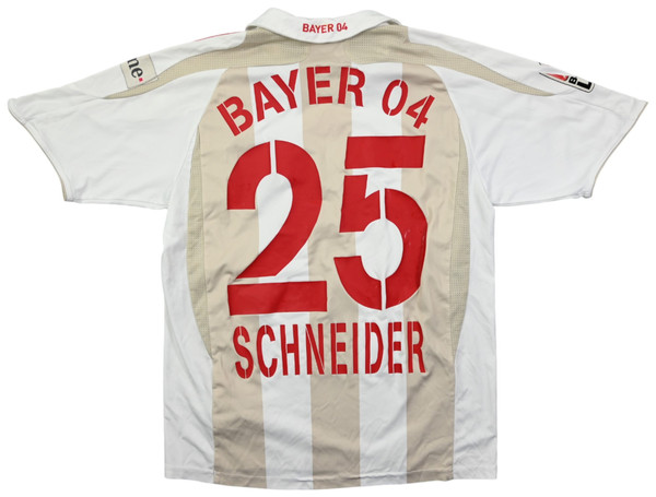 2007-09 BAYER LEVERKUSEN *SCHNEIDER* SHIRT XL. BOYS/S